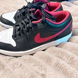 Nike Red, black and White Athletic Shoes